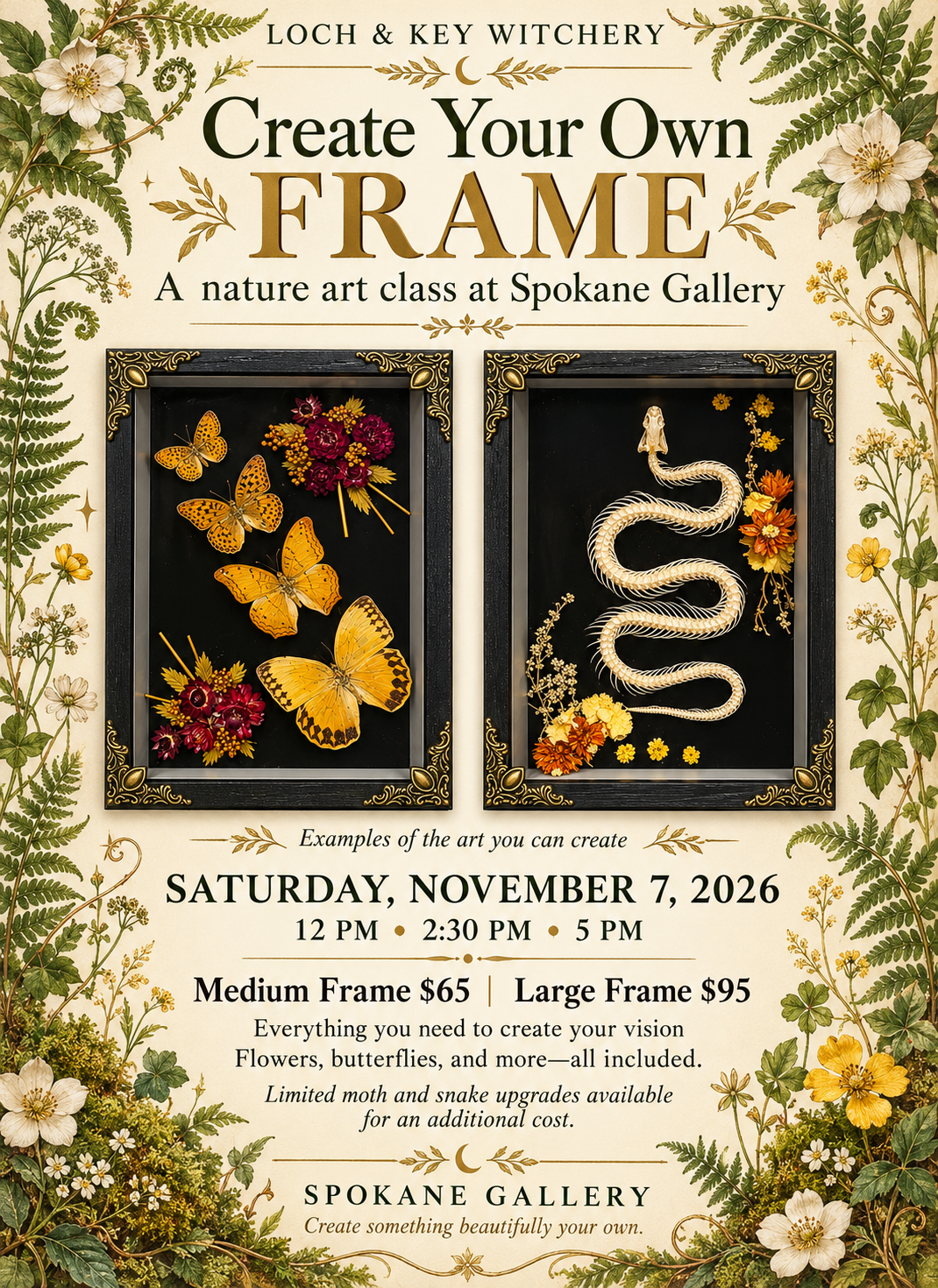 Create Your Own Nature Art Frame — November 7