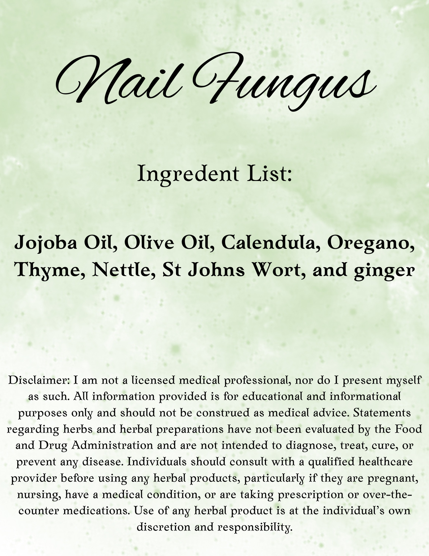 Nail Fungus Repair Oil
