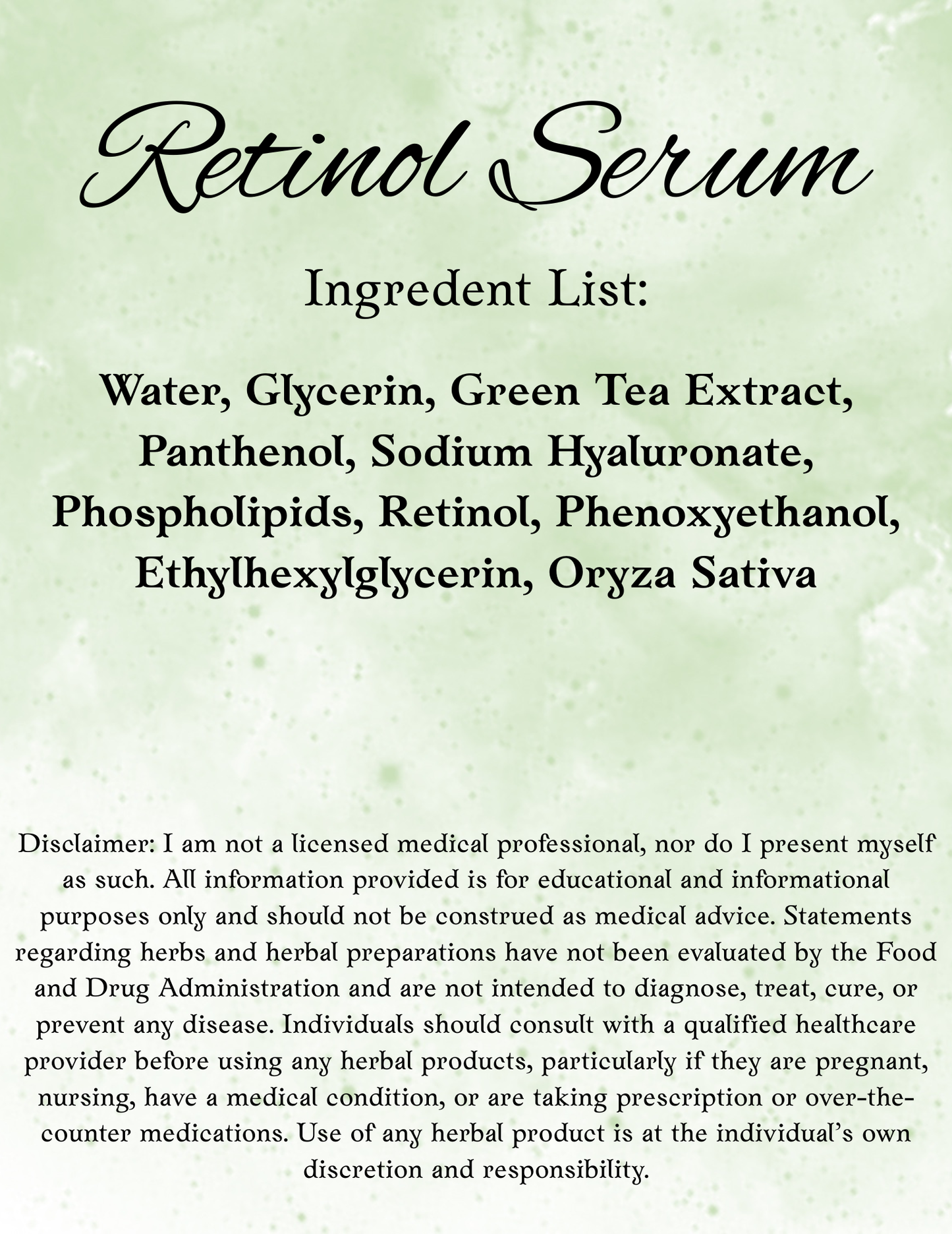 Retinol Serum