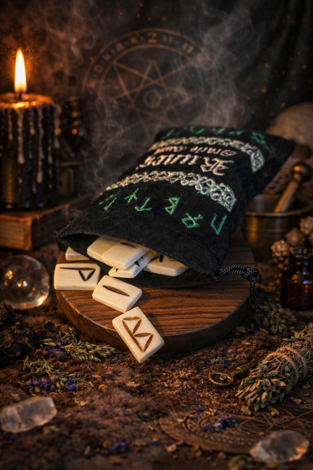 Norse Rune Bone Set